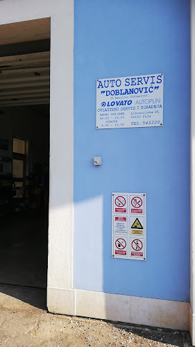 Natpis Auto Servis Doblanović Lovato autoplin